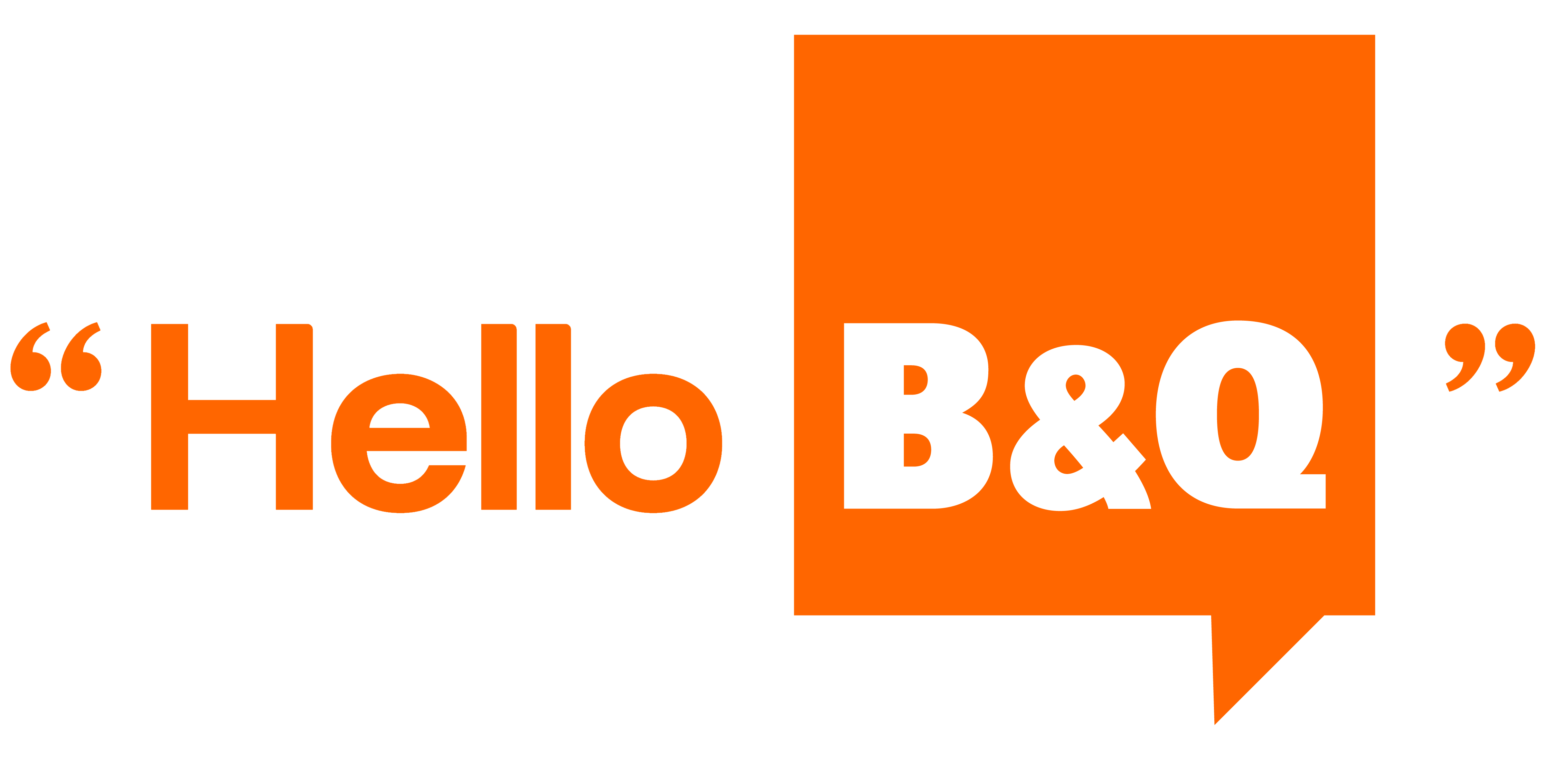 Hello B&Q Logo